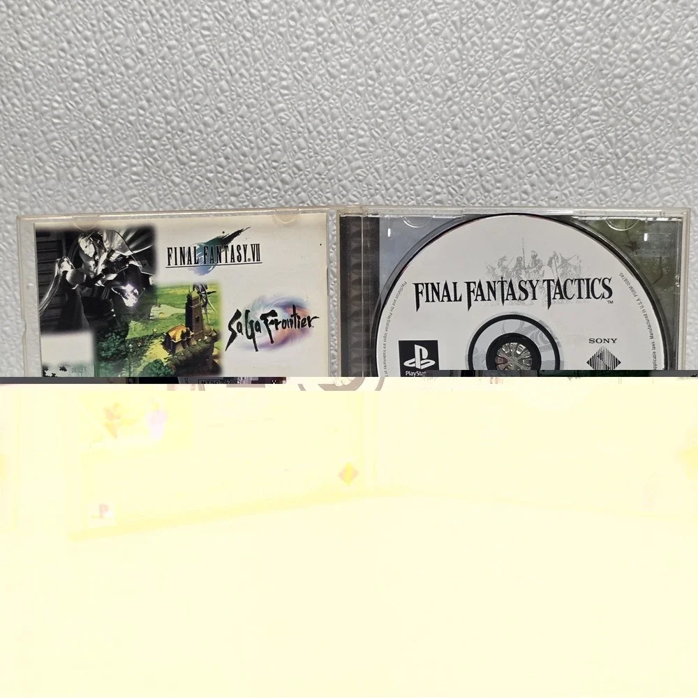 Final Fantasy Tactics PlayStation 1 PS1 Black Label (Playstation, 1998) Complete